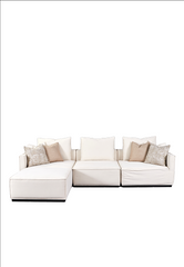 Klobo 4-Seater Sofa with Stool