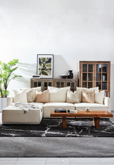 Klobo 4-Seater Sofa with Stool