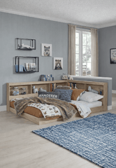 Oliah Bookcase Bed