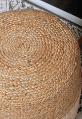 Sloane Jute Pouf