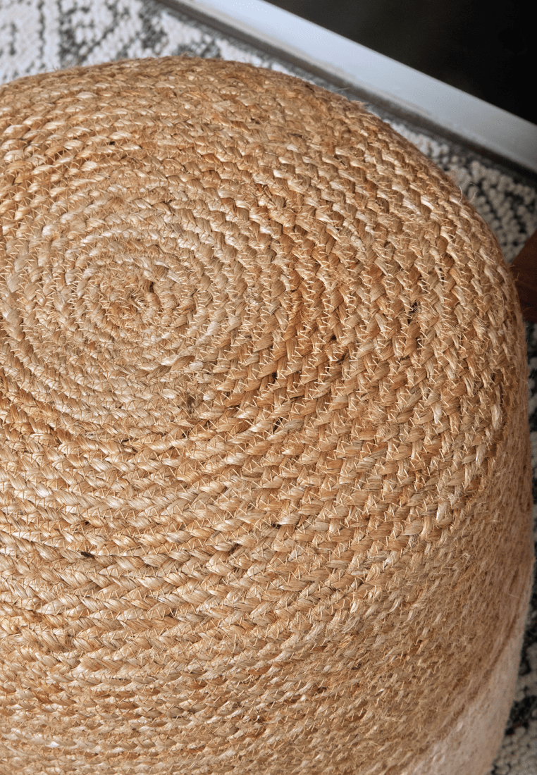 Sloane Jute Pouf