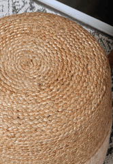 Sloane Jute Pouf