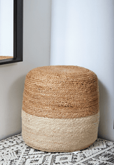 Sloane Jute Pouf