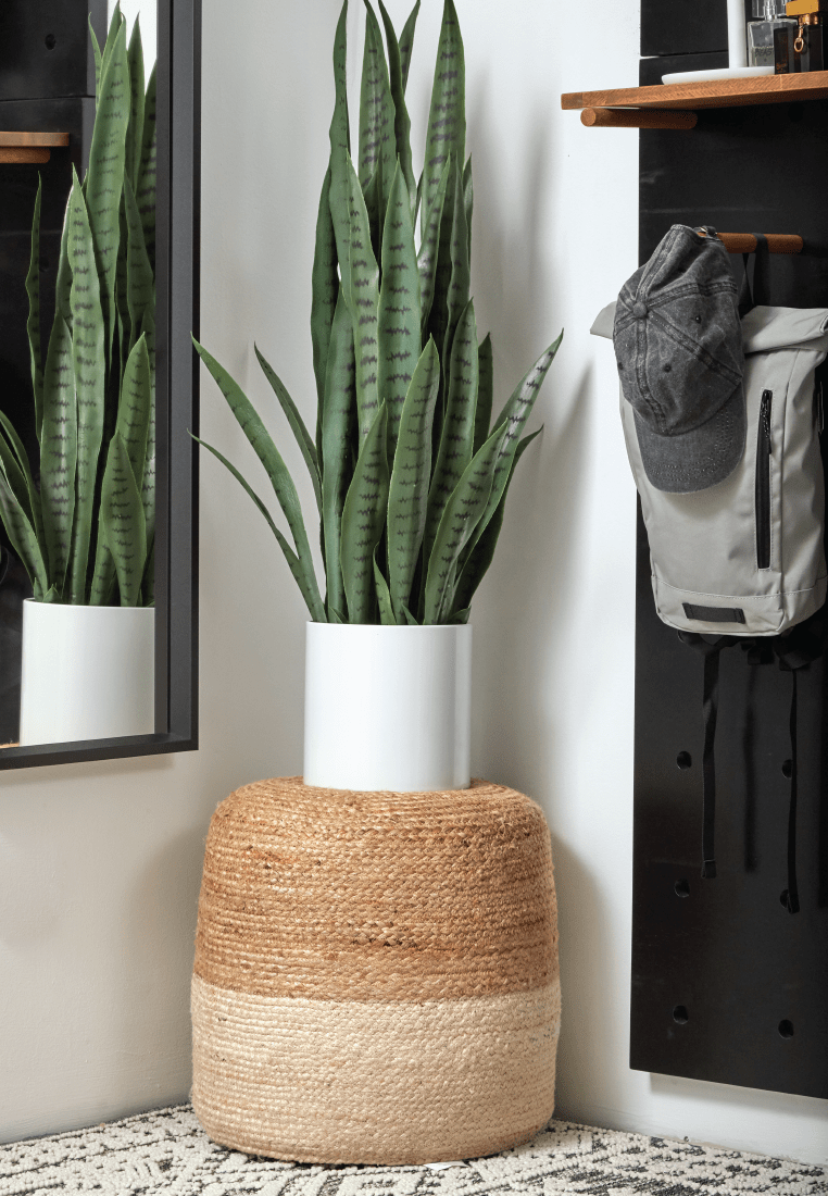 Sloane Jute Pouf