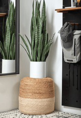 Sloane Jute Pouf
