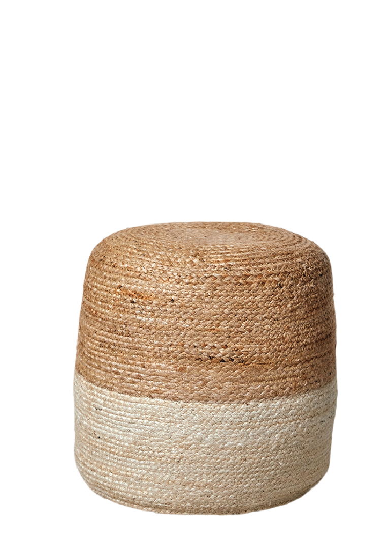 Sloane Jute Pouf