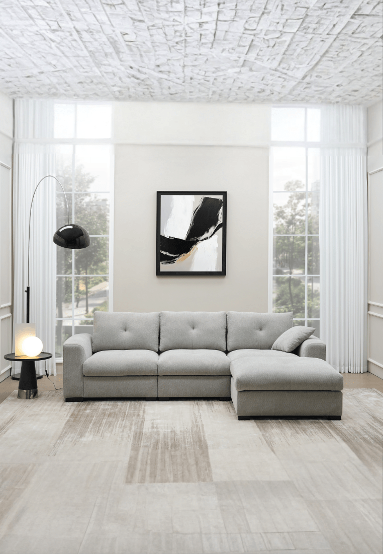 Zyra L Shape Sofa