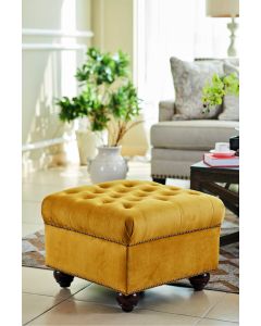 Canio Footstool (Old Gold)